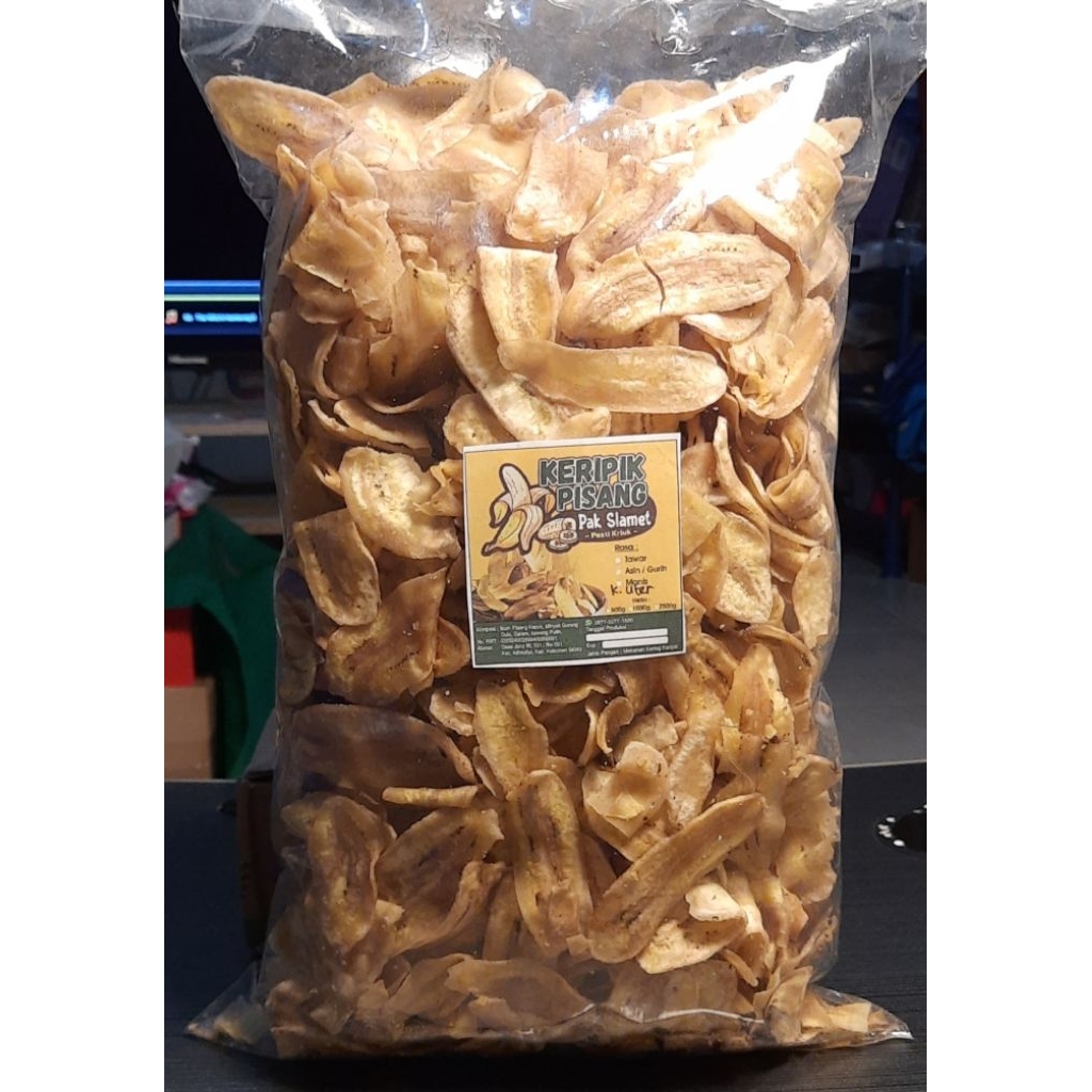 

Keripik Pisang Raja Bandung 1 kg.Free Packing Carton Box, Extra bubble wrap 2-3 Lapis & Fragile