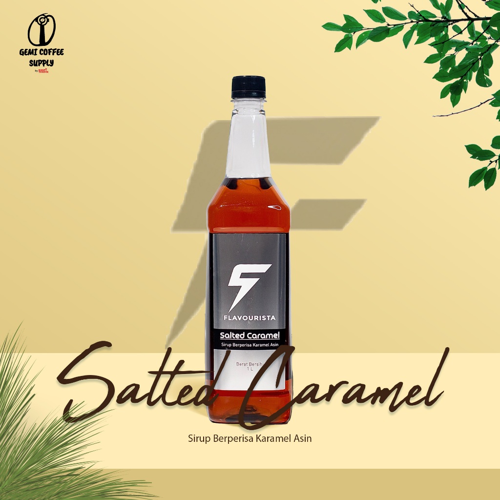 

Flavourista Syrup - Salted Caramel 1L