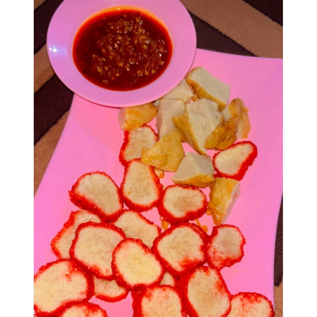 KERUPUK BASAH + SAMBAL BAWANG PEDAS PREMIUM KERUPUK BASAH FROZEN