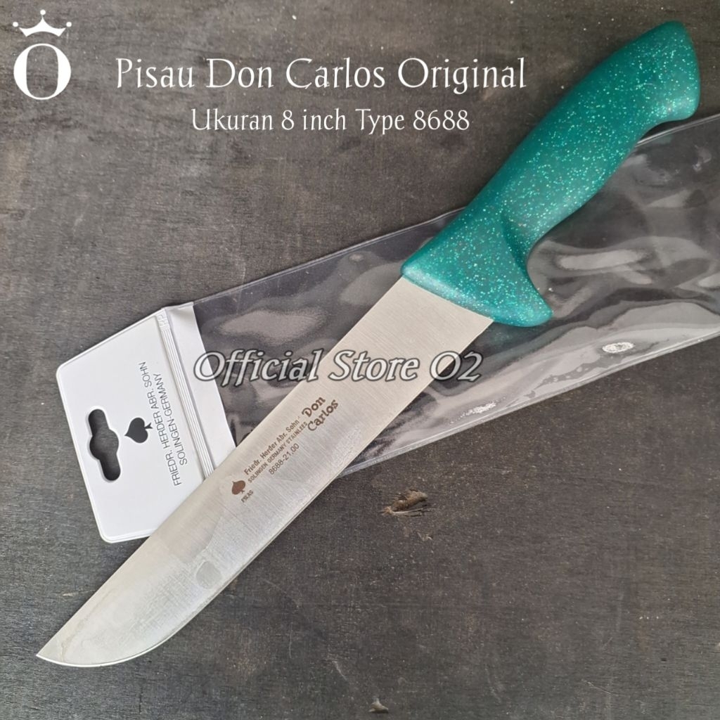 Pisau Don Carlos Original 8 inch Type 8688 Pisau Solingen Cap Garpu