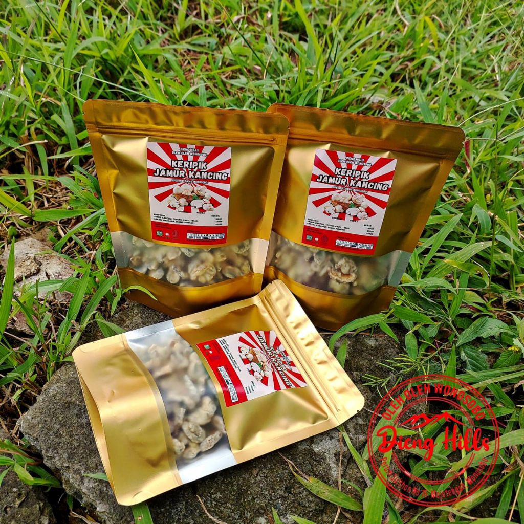 KERIPIK JAMUR KANCING KHAS DIENG WONOSOBO POUCH