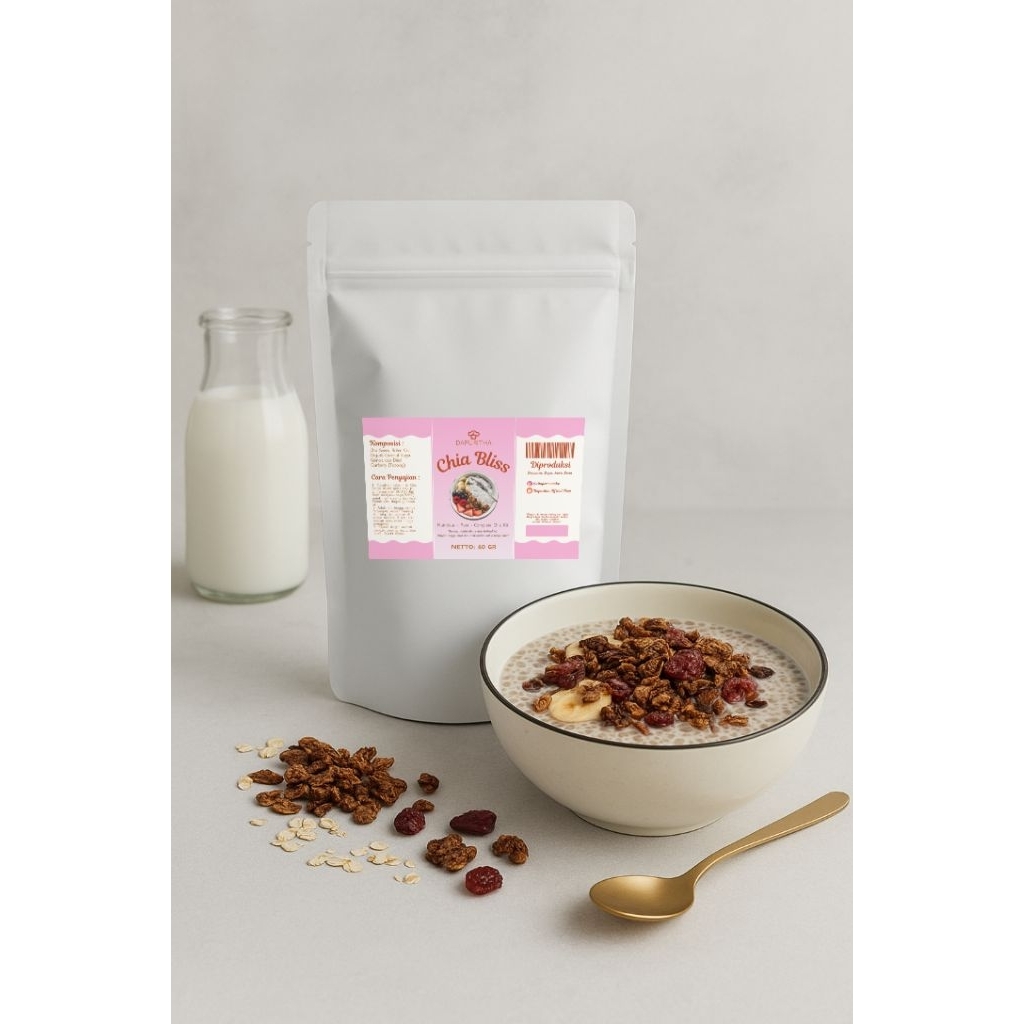 

Chia Bliss (Chia Pudding) 60gr | Bebas Gula dan Pengawet