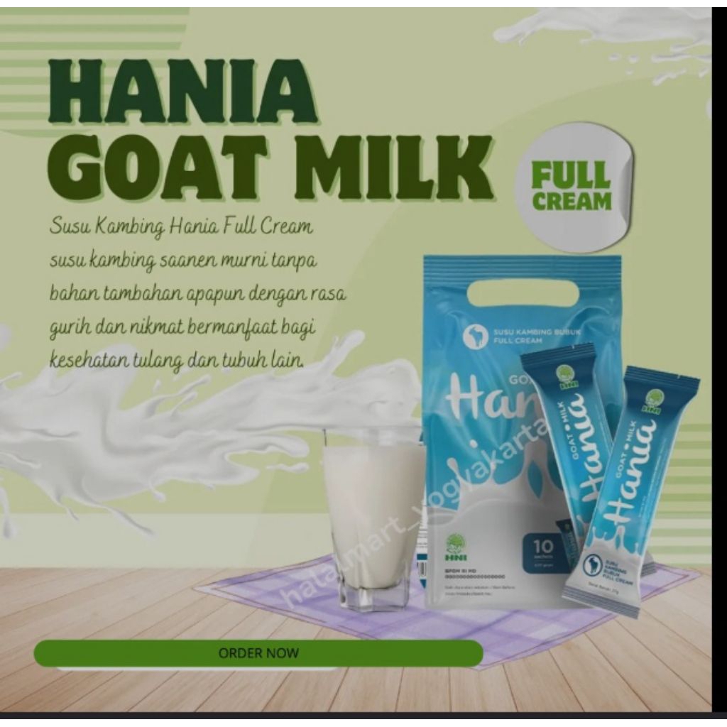 HANIA SUSU KAMBING FULLCREAM