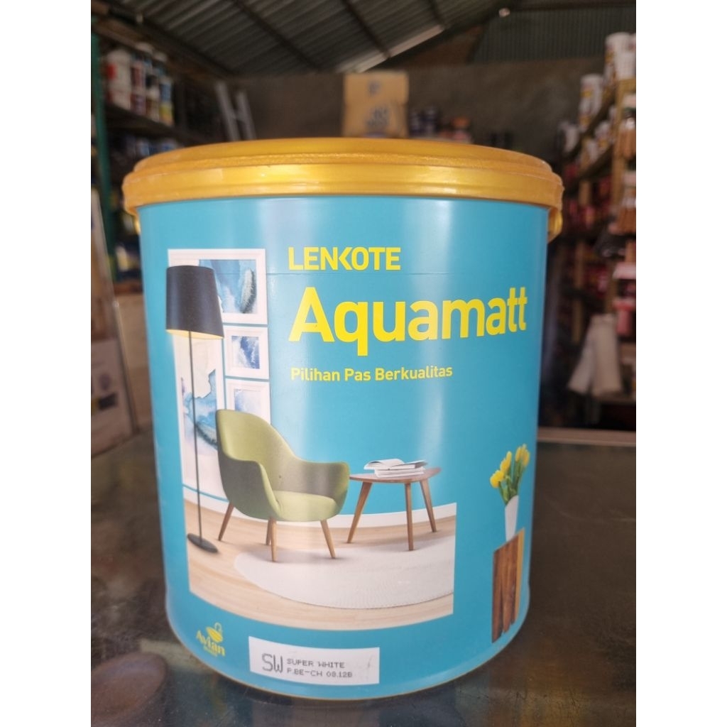 Aquamatt Interior Avian Group Lenkote Cat Tembok 5 kg Mixing