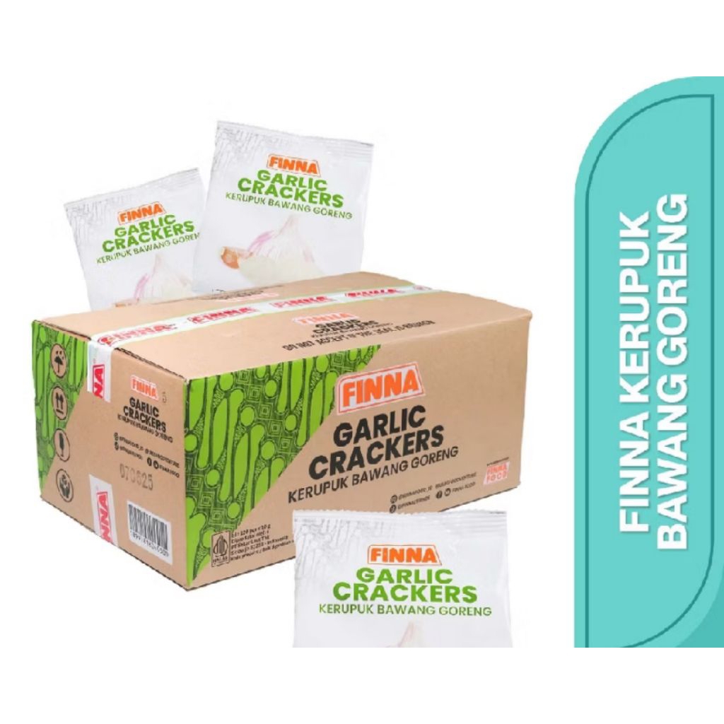 

FINNA Kerupuk Bawang Goreng – Garlic Crackers Renyah Gurih