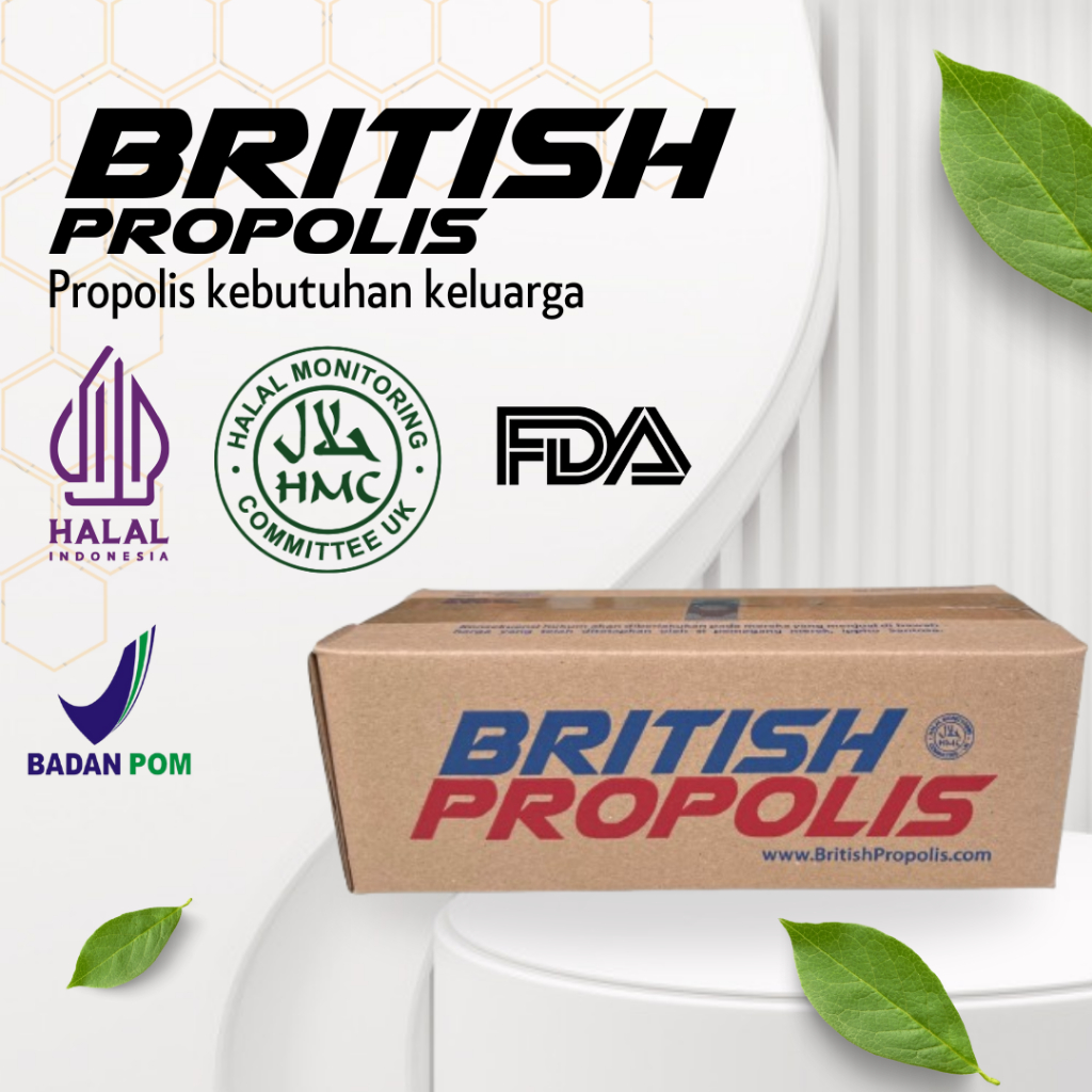 BRITISH PROPOLIS PAKET 10 BOTOL