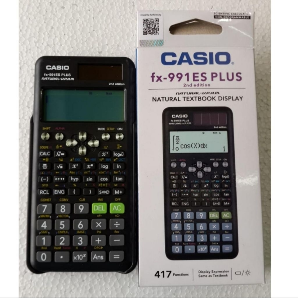 

Kalkulator Calculator Casio FX-991ES FX-991 FX 991 ES Plus - Scientific 10+2 Digit