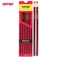 

Joyko 6151 Pensil HB Kayu Asli Dengan Penghapus