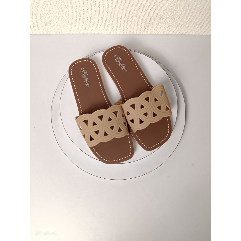 sendal selop wanita motif jaring WATERFISH 322