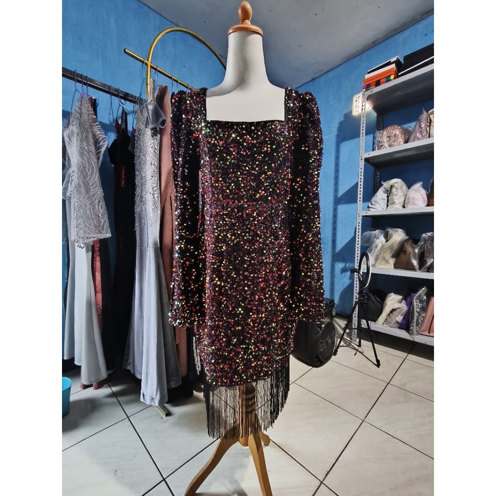 MINI DRESS SEQUIN BELUDRU