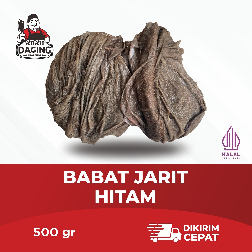 

Babat Jarit Hitam lokal– Honeycomb Tripe | Halal Siap Masak | Abah Daging