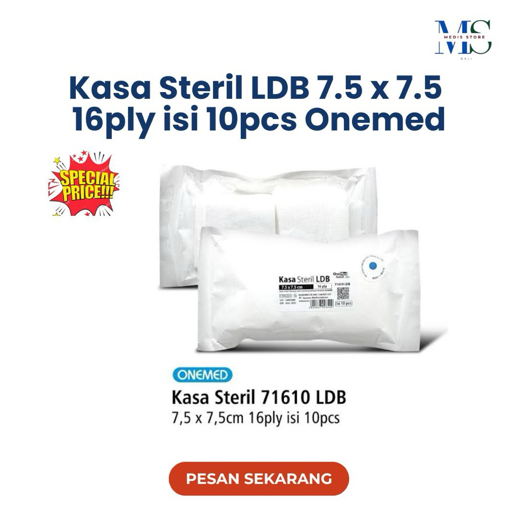 Kasa steril LDB 7,5 x 7,5 Onemed| Kasa steril LDB Onemed