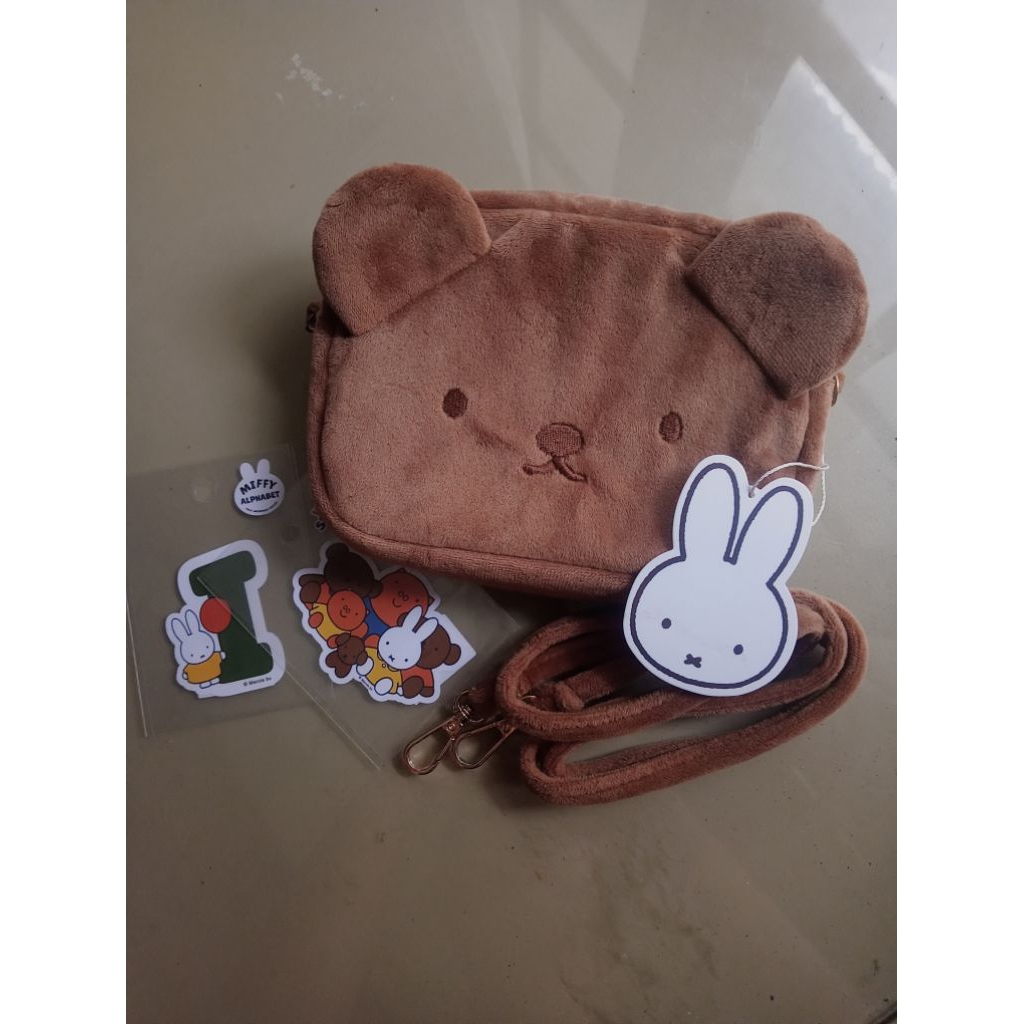 Tas ori Miffy Boris New | Tas Neko Sumiko Gurashi | Tas Kelinci lucu PVC |