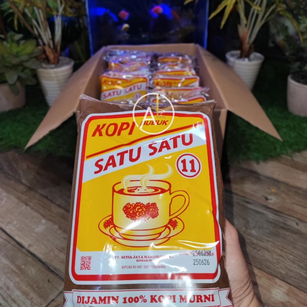 

( BORONG 1 DUS ISI 20 Pcs / Pcs 250gram ) JAMINAN ORIGINAL kopi bubuk satu satu Exp 26 ORDER NOW