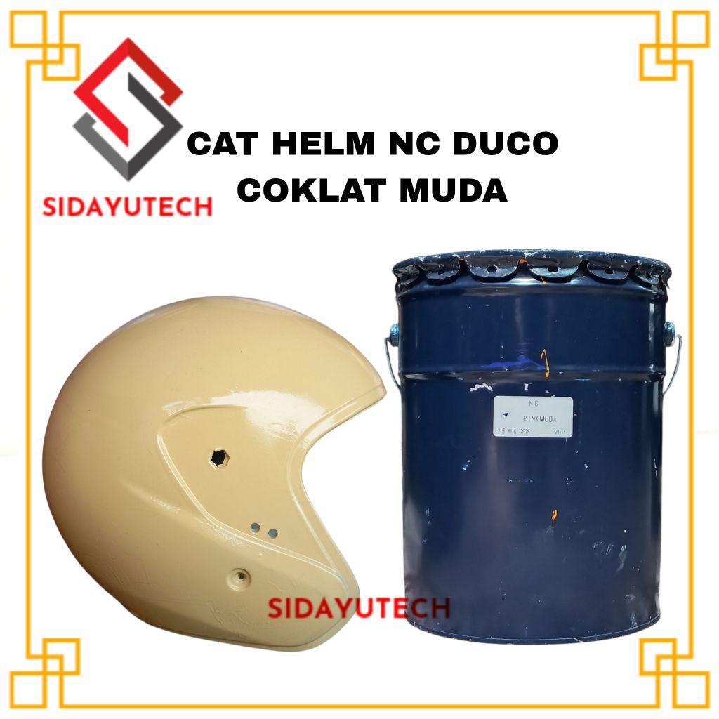 Cat Helm NC Duco Jepang Coklat Muda