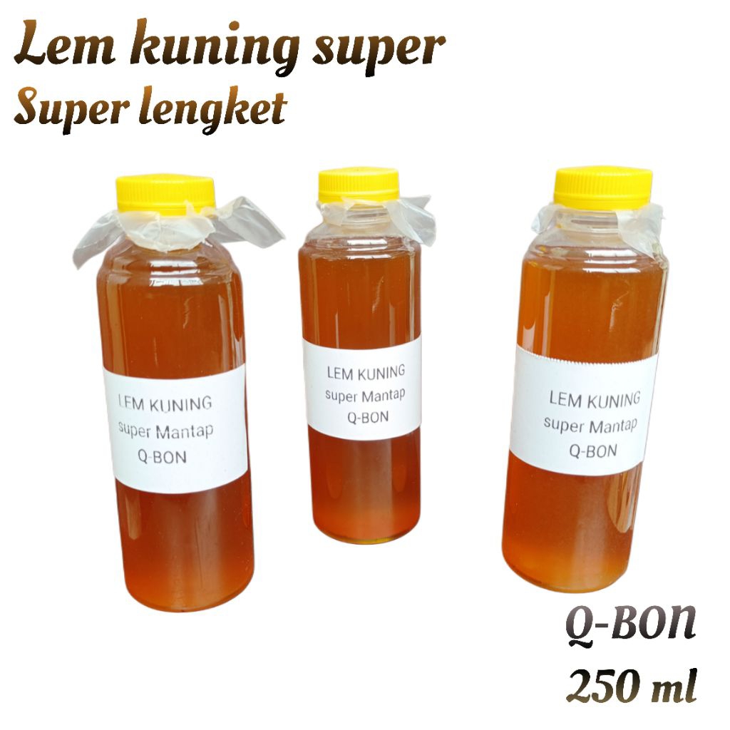 Lem kuning super lengket,lem sepatu,lem sendal mantap