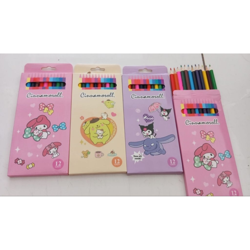 

Pensil Warna 12warna 12pack || Pensil Mewarnai