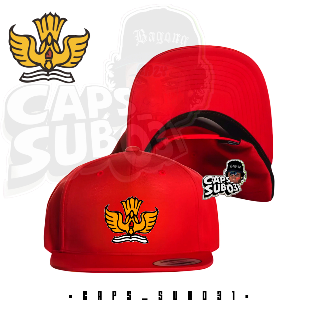 Topi Snapback LOGO SD TUT WURI  Premium/ Topi Snapback Hip-hop/ Topi Casual Pria Wanita TUT WURI HAN