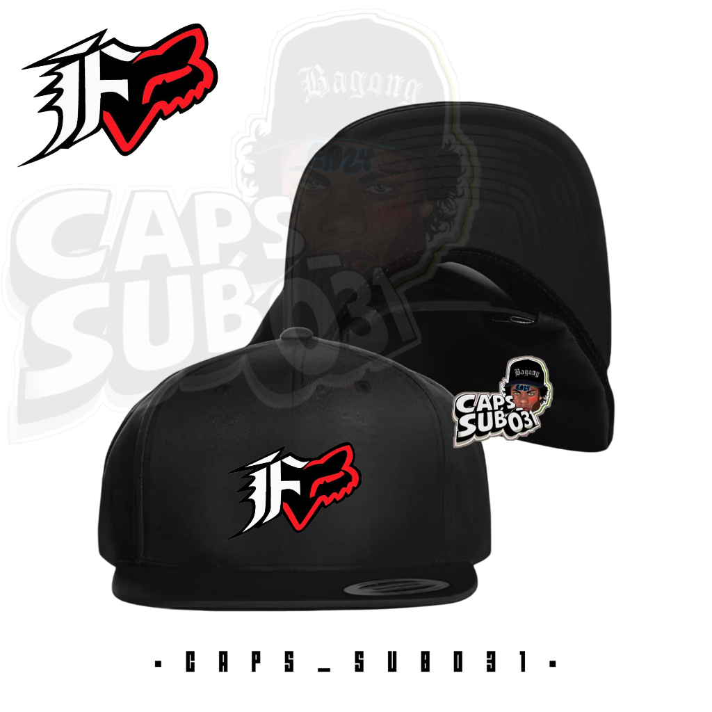 Topi Snapback  FOX RACING Premium/ Topi Snapback Hip-hop/ Topi Casual Pria Wanita FOX LOGO
