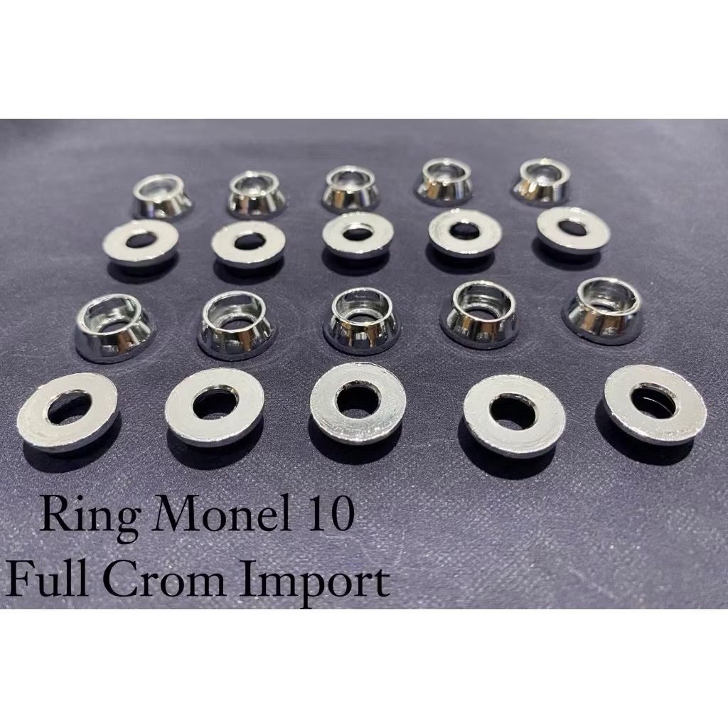 RING BODI MONEL BAUT 10 IMPORT 20 pcs RING BODY MONEL BAUT 10 BOS RING TOPI PENDEK ORI IMPORT