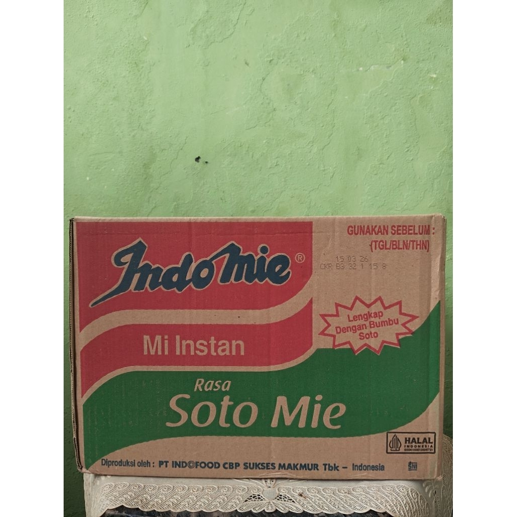 

Indomie Rasa Soto Mie 1 Dus Isi 40 Pcs