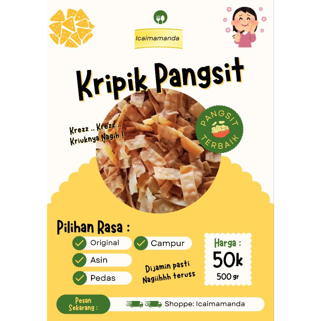 

Kripik Pangsit