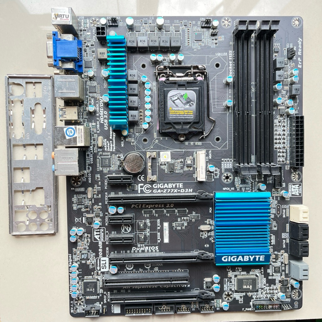 MOTHERBOARD GAMING GIGABYTE GA-Z77X-D3H LGA 1155 GEN2 & GEN3