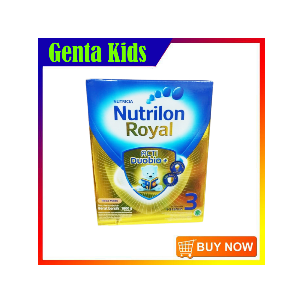 

Nutricia Nutrilon Royal 3 Susu untuk Anak 1-3 Tahun Rasa Vanilla dan Madu Berat 1800g