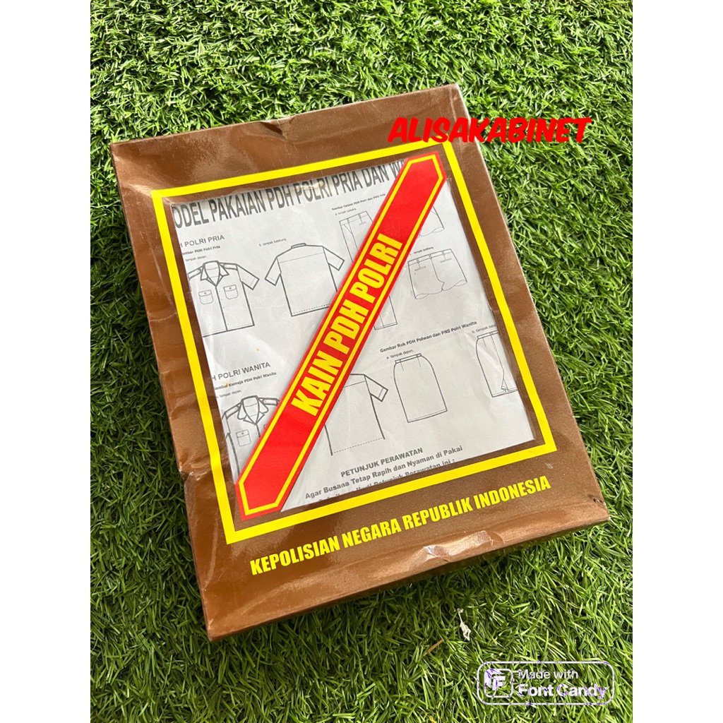 Kain PDH Jatah POLRI Polisi