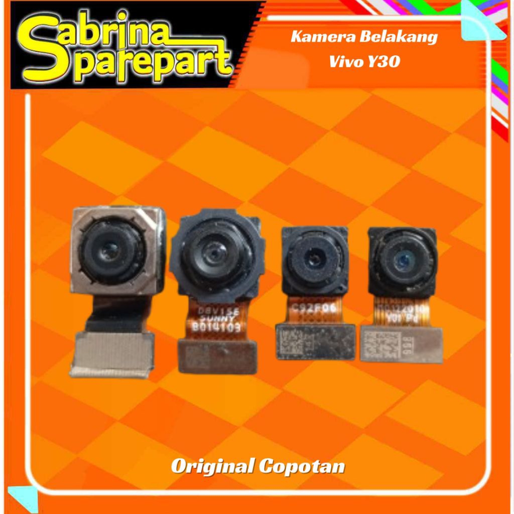 Kamera Belakang Vivo Y30 fullset Second Copotan