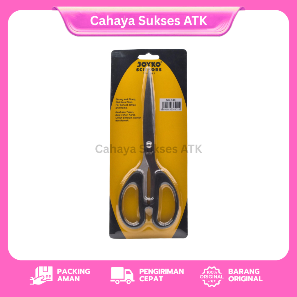 

Joyko Gunting SC-848 Stainless Steel Besar Tajam / Pemotong Kertas Besar Jumbo