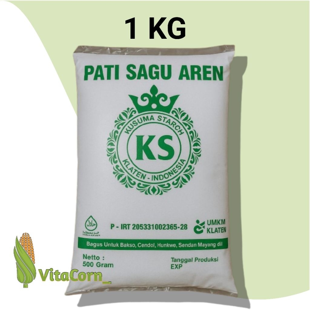 

TEPUNG SAGU Aren 500 GRAM Merk Kusuma