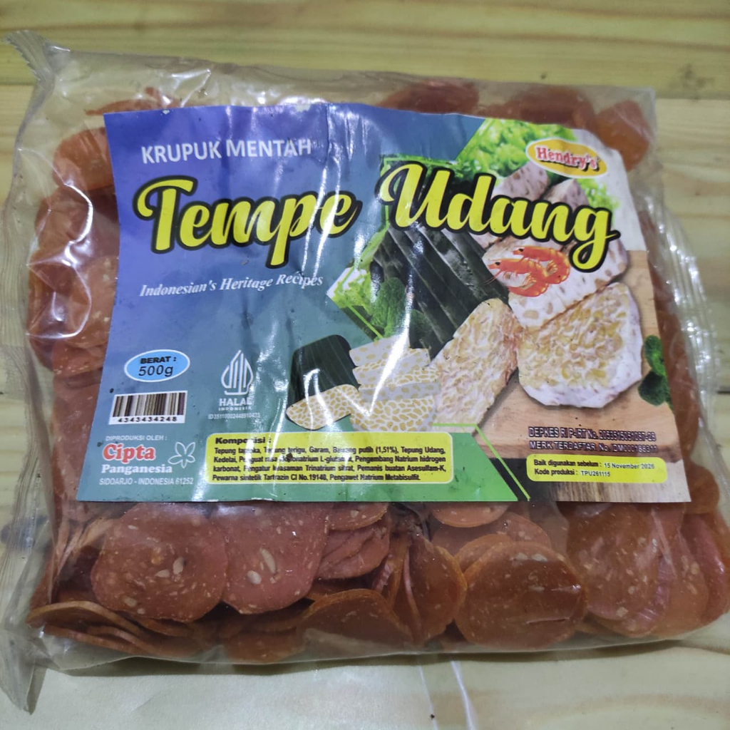 

kerupuk tempe udang cap hendry pasar online makassar