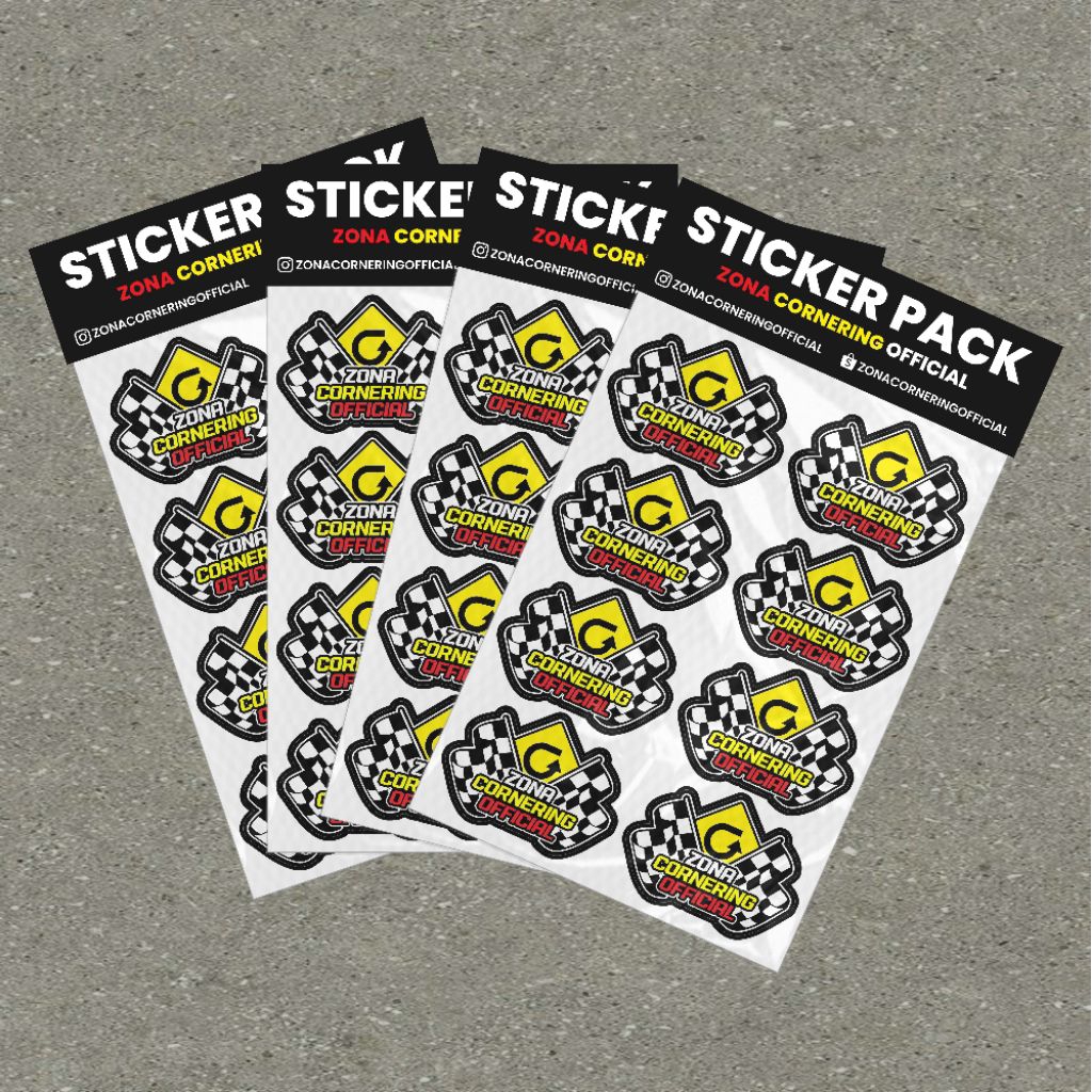 

Sticker Pack Logo Zona Cornering ( Isi 8 Pcs )