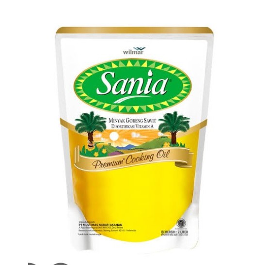 

Sania Minyak Goreng kemasan 2L isi 6 pcs