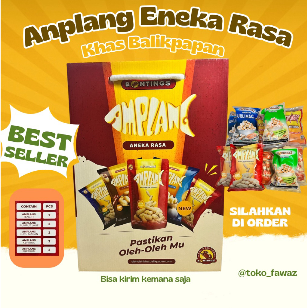 [NEW Amplang Aneka Rasa Best Seller Khas Balikpapan