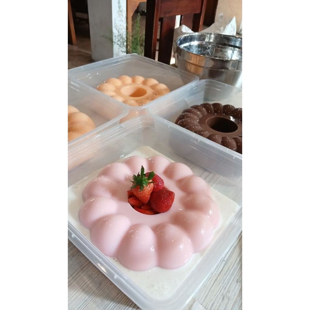 

Strawberry Creamy Fla Pudding