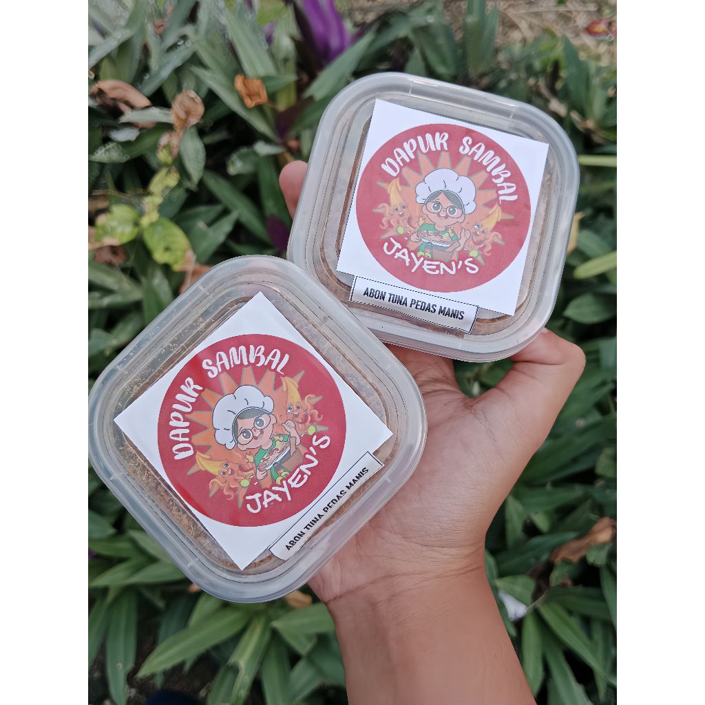 

Abon Tuna Jayen's cup isi 150ml, rasa pedas / original ( tidak pedas)
