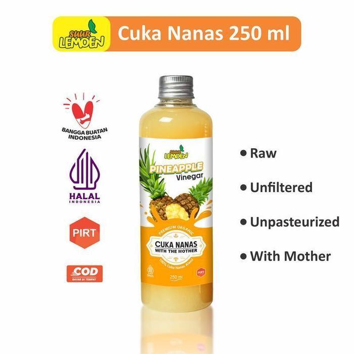

SUUR LEMOEN Cuka Nanas Pineapple Vinegar With Mother 250 ml - SARI LEMON NUSANTARA