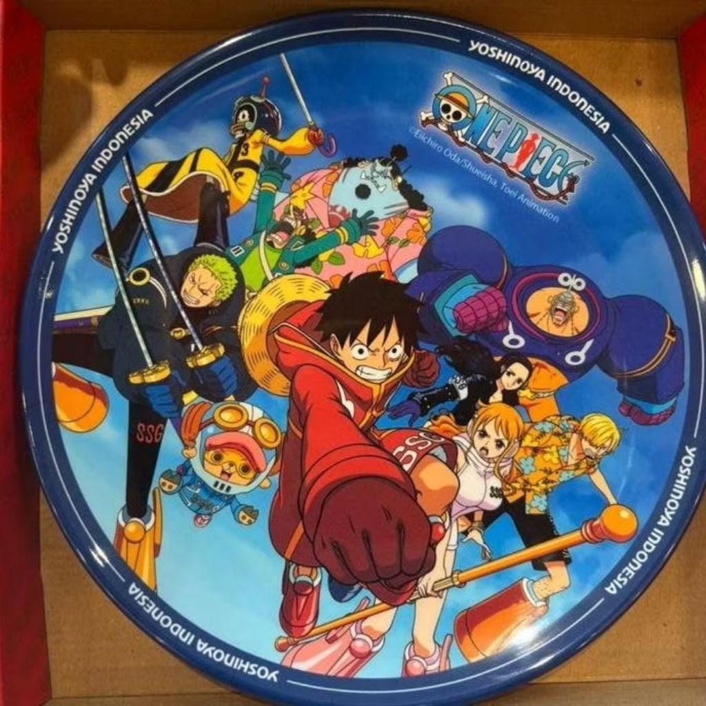 Piring Melamine Yoshinoya X One Piece Limited Edition