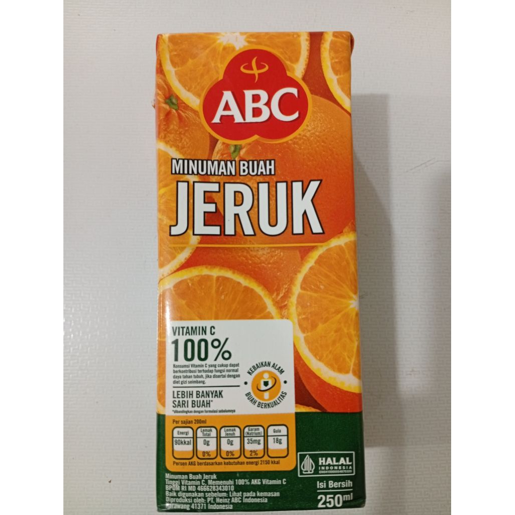 ABC Jus Jeruk 250 ml