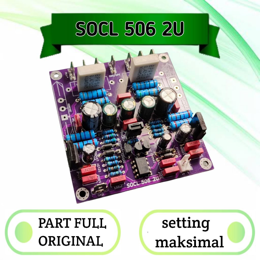 Kit driver socl 506 2U dobel layer ocl lapangan & rumahan balap komponen original high quality modul