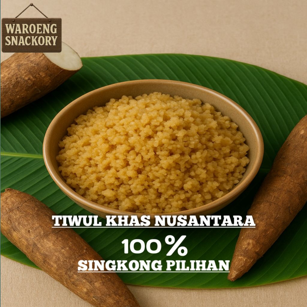 

Nasi Tiwul/Sego Tiwul Singkong Instan – Nasi Tradisional Jawa – Oleh Oleh Khas 1Kg