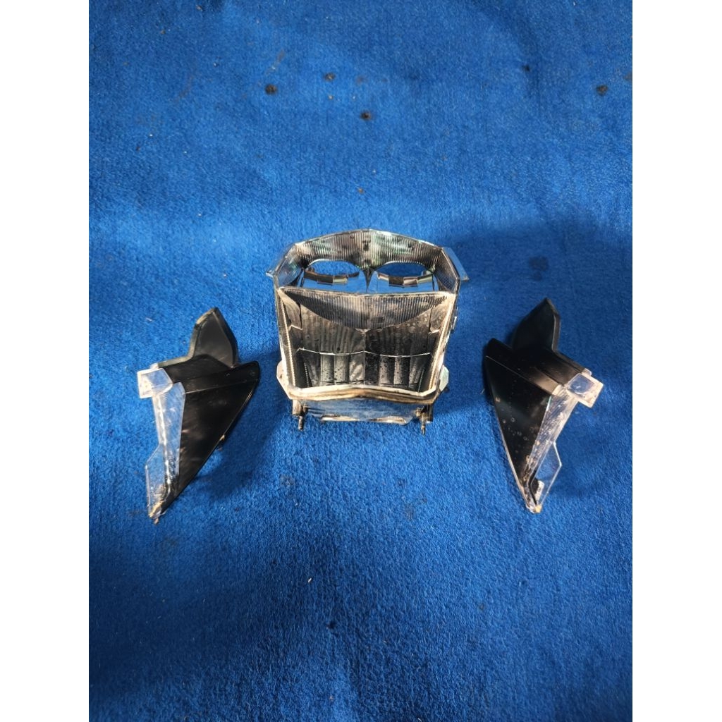 Chrome Lampu depan Suzuki GSX 150R Original Crome mika alis reflektor lampu depan GSX R 150 ori