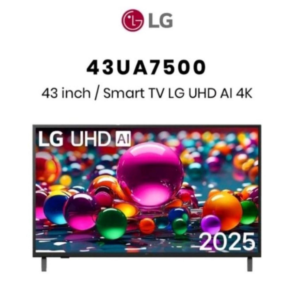 TV SMART LG 43UA7500 NEW SERIES ARRIVAL 2025 (43inchi) bergaransi resmi