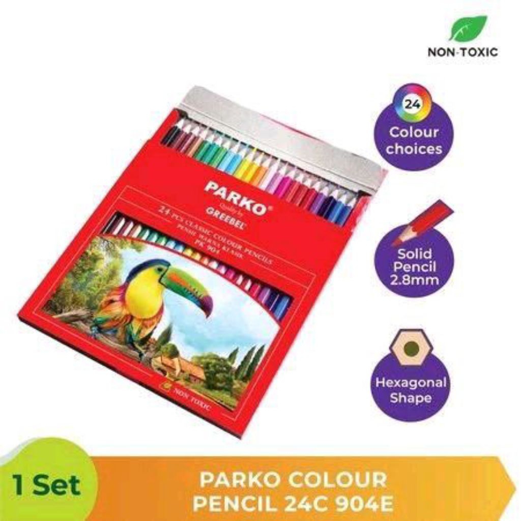 

Pensil Warna Greebel Parko 24 Warna 904E