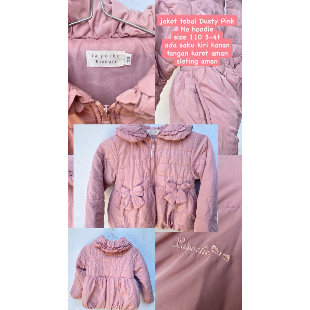 PRELOVED JAKET JEANS PARASUT WINTER BROMO ANAK