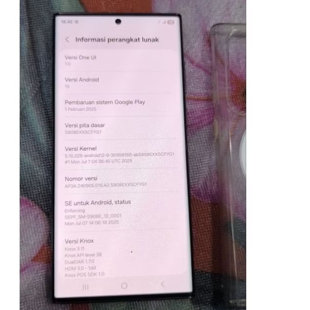 Samsung Galaxy S22 Ultra RAM 12GB Storage 512GB SEIN ORI FULLSET second