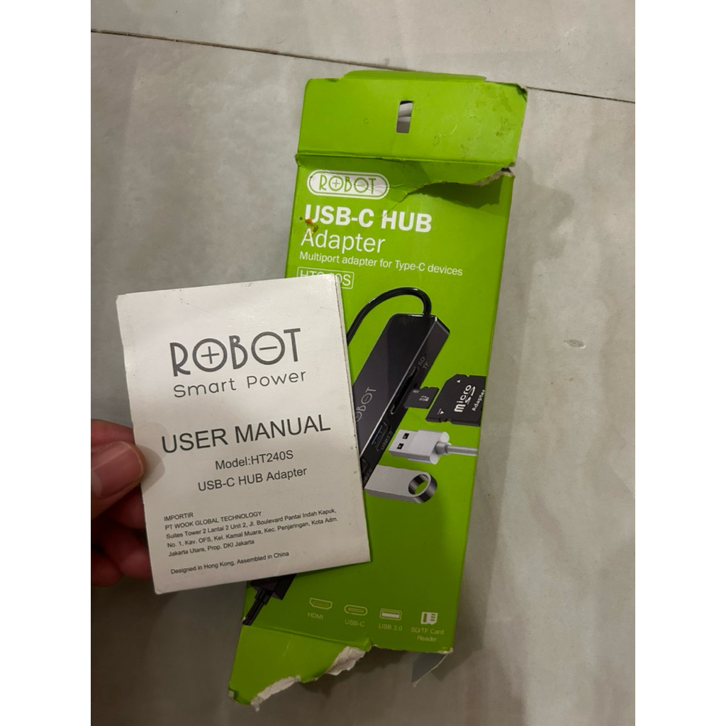 robot usb adaptor type c multiport preloved