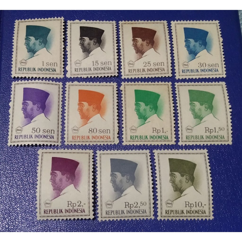 

Prangko Lawas Seri Presiden Soekarno Thn 1966